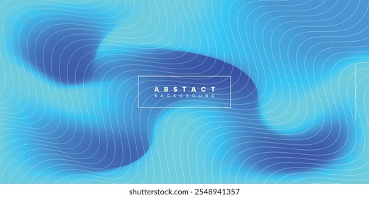 Blurred blue gradient background wallpaper design 