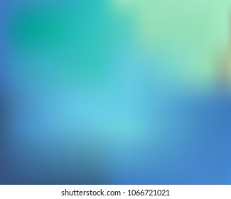 Blurred blue green background. Abstract nature background. Summer background.