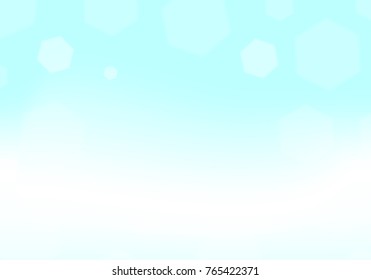Blurred blue winter Christmas background.