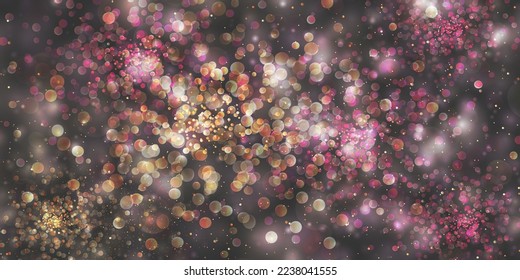 Blurred bokeh light background, Christmas and New Year holidays background	