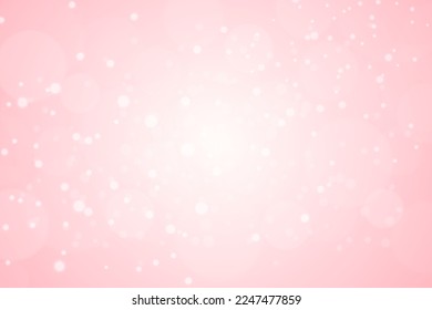 Blurred bokeh light on pink background