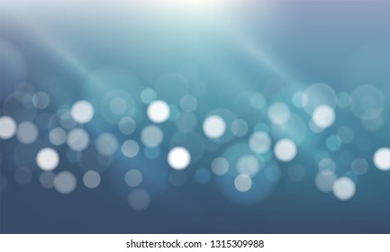 Blurred bright abstract bokeh background. Vector illustration.