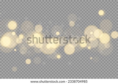 
Blurred bright abstract bokeh on a transparent background.Light effect.Dust.Background.