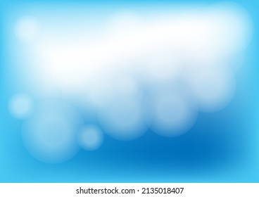 Blurred bright abstract bokeh. Vector illustration
