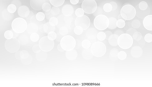 Blurred bright bokeh  background. Vector illustration.