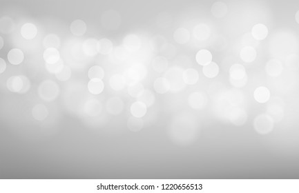 Blurred bright bokeh background. Vector illustration.