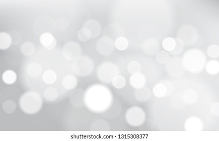 Blurred bright bokeh  background. Vector illustration.