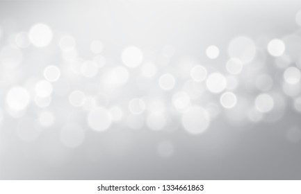 Blurred bright bokeh  background. Vector illustration.