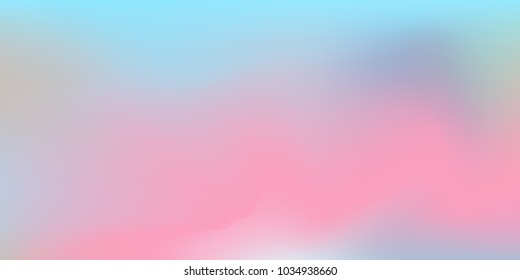 Blurred bright colors mesh background.  Trendy creative vector cosmic gradient.  Smooth blend banner template.  Easily editable soft colored vector illustration.  Bright print.