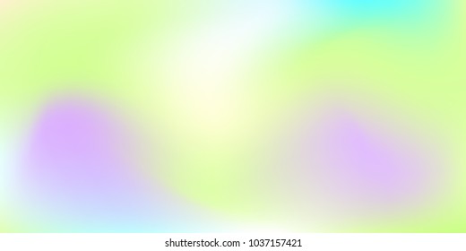 Blurred bright colors mesh background.  Colorful rainbow gradient.   Creative neon template for banner.   Easily editable soft colored vector illustration.  Bright print.
