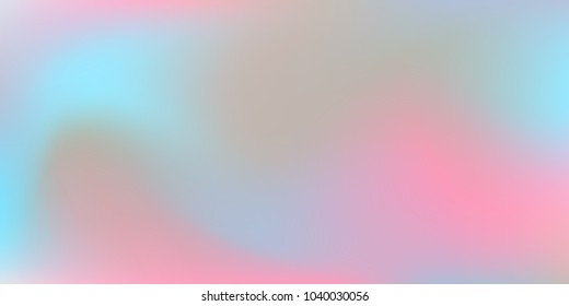 Blurred bright colors mesh background.  Trendy creative vector cosmic gradient.  Smooth blend banner template.  Easily editable soft colored vector illustration.  Bright print.