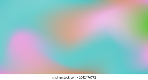 Blurred bright colors mesh background.  Trendy creative vector cosmic gradient.  Smooth blend banner template.  Easily editable soft colored vector illustration.  Bright print.
