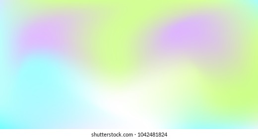 Blurred bright colors mesh background.  Colorful rainbow gradient.   Smooth blend banner template.  Easily editable soft colored vector illustration.  Bright print.