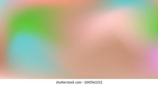 Blurred bright colors mesh background.  Colorful rainbow gradient.   Creative neon template for banner.   Easily editable soft colored vector illustration.  Bright print.