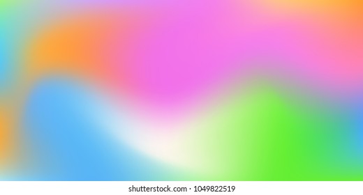 Blurred bright colors mesh background.  Trendy creative vector cosmic gradient.  Smooth blend banner template.  Easily editable soft colored vector illustration.  Bright print.