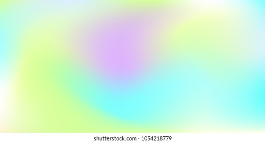 Blurred bright colors mesh background.  Colorful rainbow gradient.   Creative neon template for banner.   Easily editable soft colored vector illustration.  Bright print.