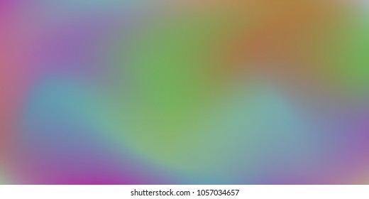 Blurred bright colors mesh background.  Colorful rainbow gradient.   Creative neon template for banner.   Easily editable soft colored vector illustration.  Bright print.