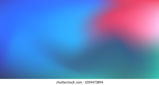 Blurred bright colors mesh background.  Colorful rainbow gradient.   Creative neon template for banner.   Easily editable soft colored vector illustration.  Bright print.