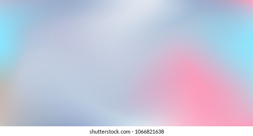Blurred bright colors mesh background.  Colorful rainbow gradient.   Smooth blend banner template.  Easily editable soft colored vector illustration.  Bright print.