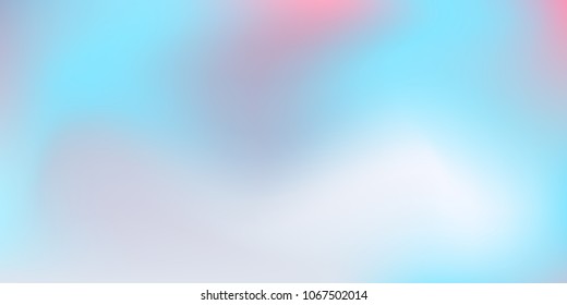 Blurred bright colors mesh background.  Colorful rainbow gradient.   Smooth blend banner template.  Easily editable soft colored vector illustration.  Bright print.