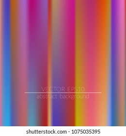  Blurred bright colors mesh background.  Vivid smooth mesh blurred futuristic template. Trendy creative vector. Intense blank Holographic spectrum gradient for printed products, covers.