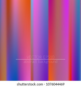 Blurred bright colors mesh background.  Vivid smooth mesh blurred futuristic template. Trendy creative vector. Intense blank Holographic spectrum gradient for printed products, covers.