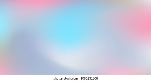 Blurred bright colors mesh background.  Trendy creative vector cosmic gradient.  Smooth blend banner template.  Easily editable soft colored vector illustration.  Bright print.