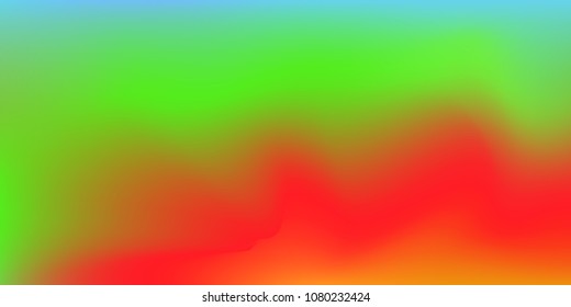 Blurred bright colors mesh background.  Trendy creative vector cosmic gradient.  Smooth blend banner template.  Easily editable soft colored vector illustration.  Bright print.