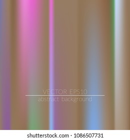  Blurred bright colors mesh background.  Vivid smooth mesh blurred futuristic template. Trendy creative vector. Intense blank Holographic spectrum gradient for printed products, covers.