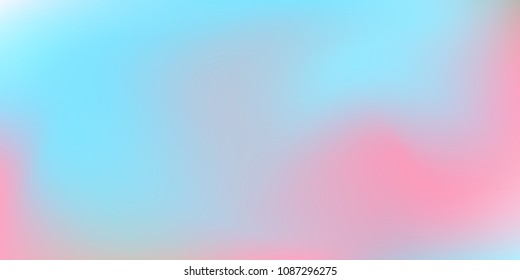 Blurred bright colors mesh background.  Trendy creative vector cosmic gradient.  Smooth blend banner template.  Easily editable soft colored vector illustration.  Bright print.