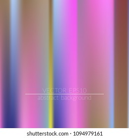  Blurred bright colors mesh background.  Vivid smooth mesh blurred futuristic template. Trendy creative vector. Intense blank Holographic spectrum gradient for printed products, covers.