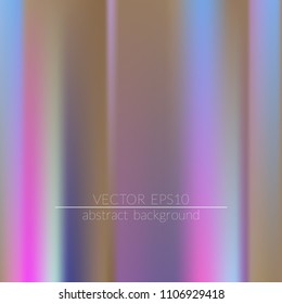  Blurred bright colors mesh background.  Vivid smooth mesh blurred futuristic template. Trendy creative vector. Intense blank Holographic spectrum gradient for printed products, covers.