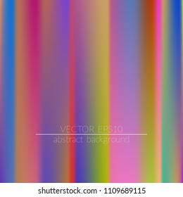  Blurred bright colors mesh background.  Vivid smooth mesh blurred futuristic template. Trendy creative vector. Intense blank Holographic spectrum gradient for printed products, covers.