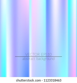 Blurred bright colors mesh background. Colorful rainbow gradient.  Trendy creative vector. Intense blank Holographic spectrum gradient for printed products, covers.