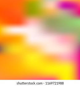 Blurred bright colors mesh background. Smooth blend banner template. Abstract vector nature gradient, Multicolor gradient, summer tropical. Sunset and sunrise sea ocean sky, rainbow wallpaper.