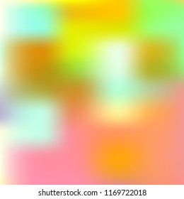 Blurred bright colors mesh background. Smooth blend banner template. Abstract vector nature gradient, Multicolor gradient, summer tropical. Sunset and sunrise sea ocean sky, rainbow wallpaper.