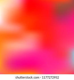 Blurred bright colors mesh background. Smooth blend banner template. Abstract vector nature gradient, Multicolor gradient, summer tropical. Sunset and sunrise sea ocean sky, rainbow wallpaper.