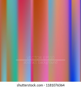  Blurred bright colors mesh background.  Vivid smooth mesh blurred futuristic template. Trendy creative vector. Intense blank Holographic spectrum gradient for printed products, covers.