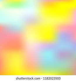 Blurred bright colors mesh background. Smooth blend banner template. Abstract vector nature gradient, Multicolor gradient, summer tropical. Sunset and sunrise sea ocean sky, rainbow wallpaper.