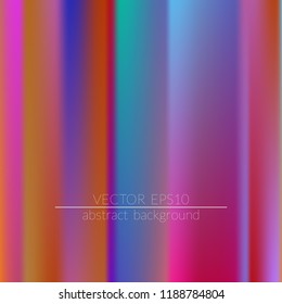 Blurred bright colors mesh background.  Vivid smooth mesh blurred futuristic template. Trendy creative vector. Intense blank Holographic spectrum gradient for printed products, covers.