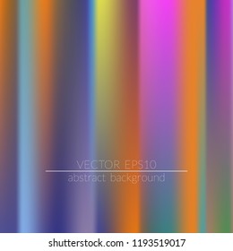  Blurred bright colors mesh background.  Vivid smooth mesh blurred futuristic template. Trendy creative vector. Intense blank Holographic spectrum gradient for printed products, covers.
