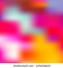 Blurred bright colors mesh background. Smooth blend banner template. Abstract vector nature gradient, Multicolor gradient, summer tropical. Sunset and sunrise sea ocean sky, rainbow wallpaper.