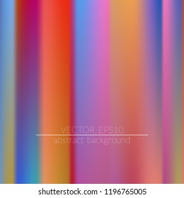  Blurred bright colors mesh background.  Vivid smooth mesh blurred futuristic template. Trendy creative vector. Intense blank Holographic spectrum gradient for printed products, covers.
