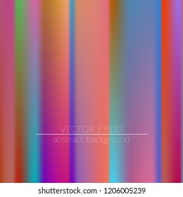  Blurred bright colors mesh background.  Vivid smooth mesh blurred futuristic template. Trendy creative vector. Intense blank Holographic spectrum gradient for printed products, covers.