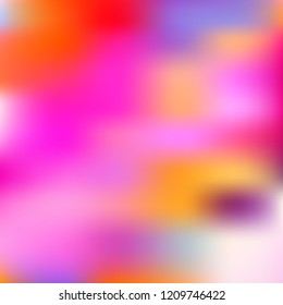 Blurred bright colors mesh background. Smooth blend banner template. Abstract vector nature gradient, Multicolor gradient, summer tropical. Sunset and sunrise sea ocean sky, rainbow wallpaper.