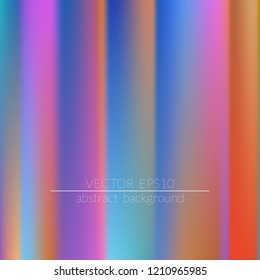  Blurred bright colors mesh background.  Vivid smooth mesh blurred futuristic template. Trendy creative vector. Intense blank Holographic spectrum gradient for printed products, covers.