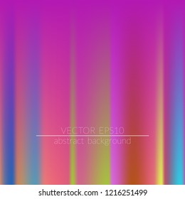  Blurred bright colors mesh background.  Vivid smooth mesh blurred futuristic template. Trendy creative vector. Intense blank Holographic spectrum gradient for printed products, covers.