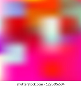 Blurred bright colors mesh background. Smooth blend banner template. Abstract vector nature gradient, Multicolor gradient, summer tropical. Sunset and sunrise sea ocean sky, rainbow wallpaper.