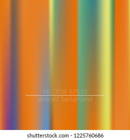  Blurred bright colors mesh background.  Vivid smooth mesh blurred futuristic template. Trendy creative vector. Intense blank Holographic spectrum gradient for printed products, covers.
