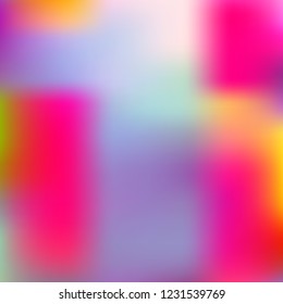 Blurred bright colors mesh background. Smooth blend banner template. Abstract vector nature gradient, Multicolor gradient, summer tropical. Sunset and sunrise sea ocean sky, rainbow wallpaper.